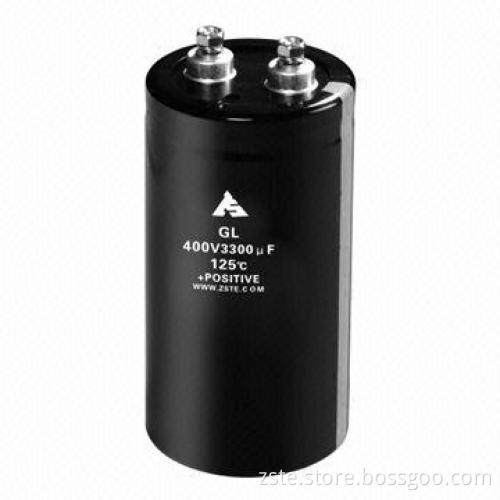 Aluminum electrolytic capacitors, screw type, long life, high temperature and high reliability